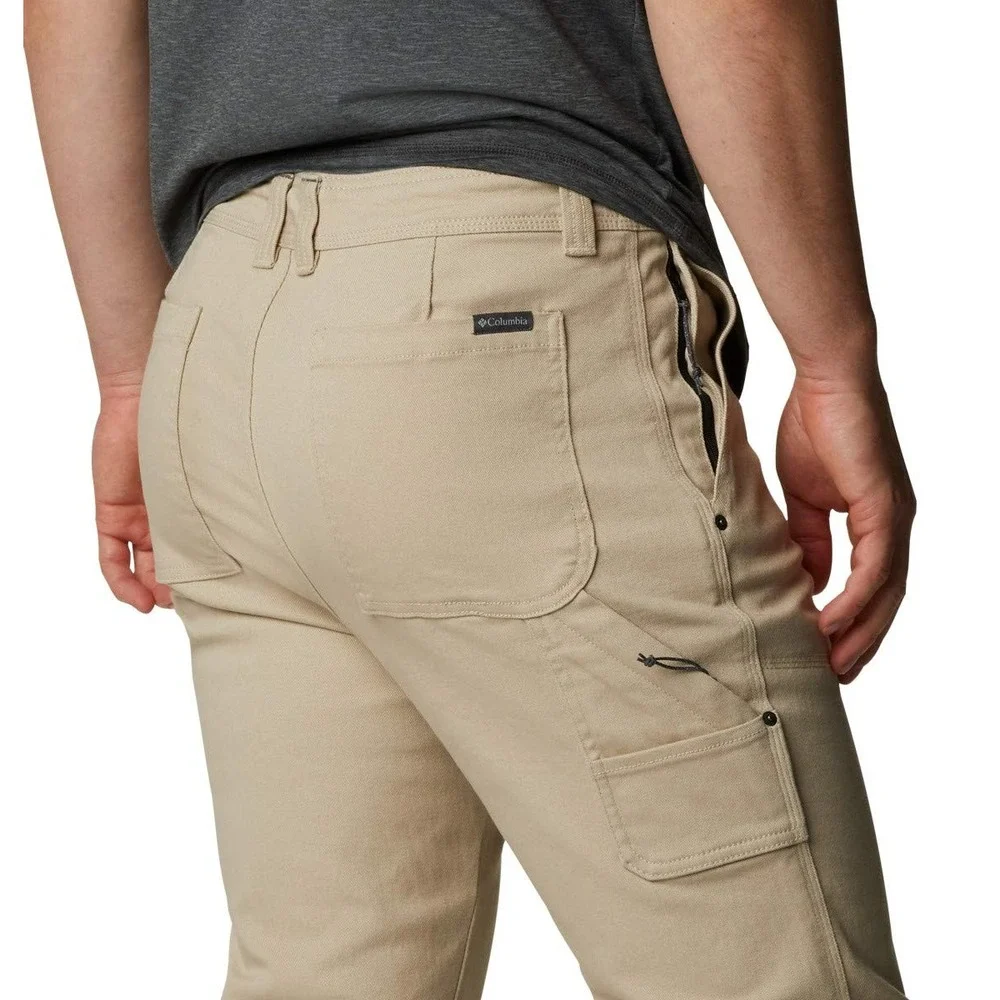 Columbia Flare Gun Work Pant Mens 34x30 Tan New Utility Stretch Utility